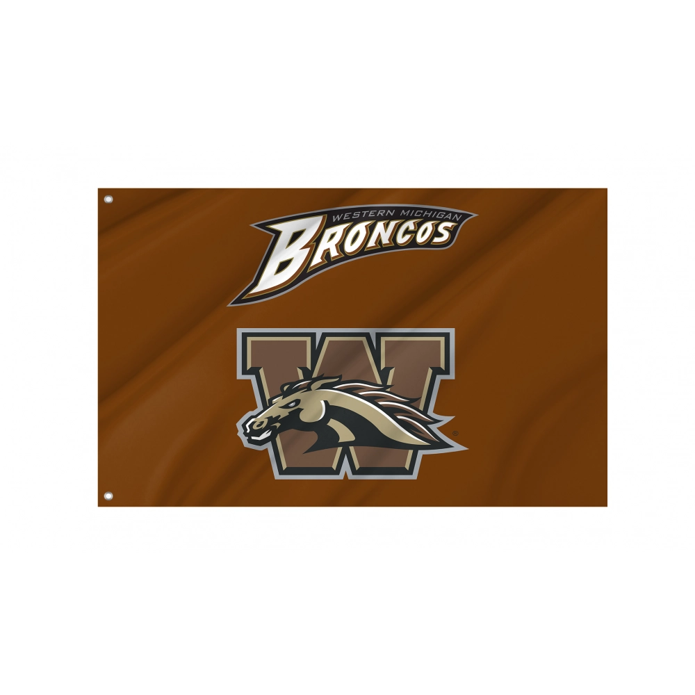 Western Michigan Broncos Flag for Indoor & Outdoor Use